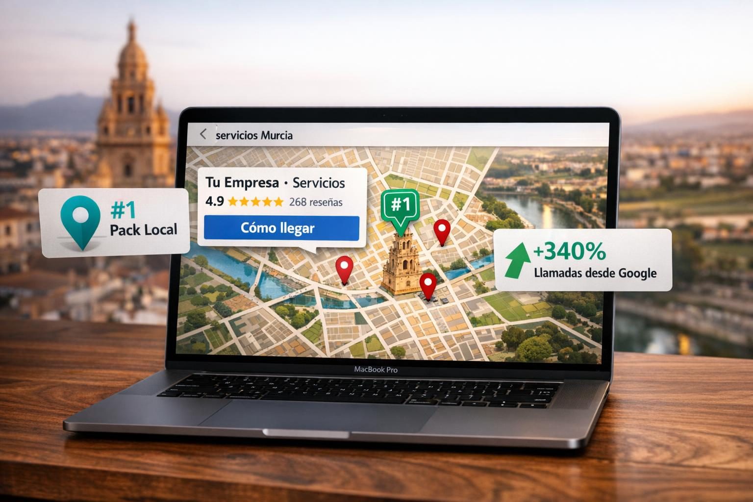 SEO Local en Murcia — Top 3 Google Maps Pack Local para tu negocio en Murcia